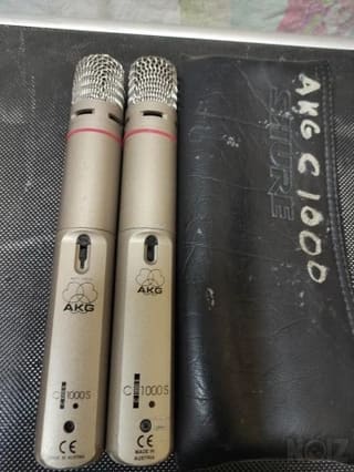 AKG C1000. Shure PG81