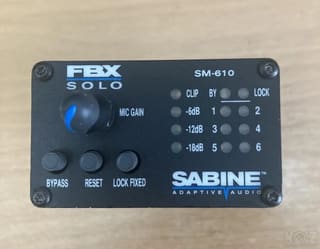 Sabine FBX Solo SM-610 feedback killer