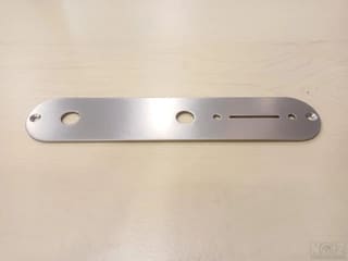 Stainless steel Telecaster control plate