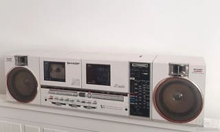 SHARP QT89HW boombox ghetto blaster διπλ