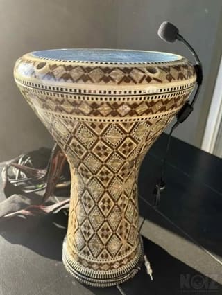 Darbuka  με μικρόφωνο shure wh20