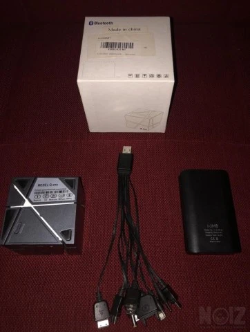Qone Portable speaker + JMP power bank +