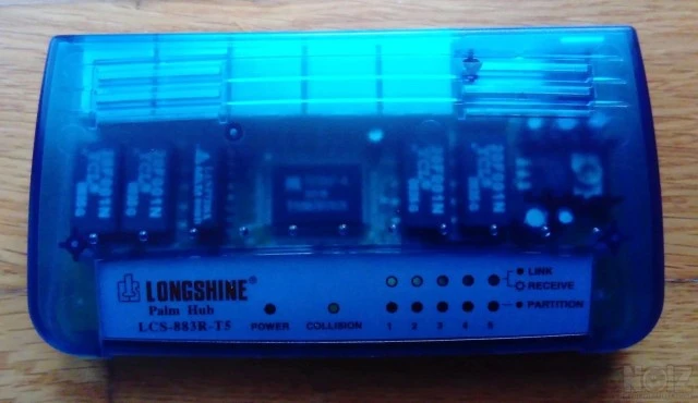Longshine Ethernet 5-port Palm Hub