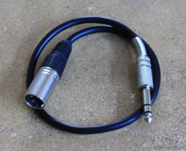 Balanced jack to xlr male 0.5m