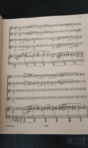 Παρτιτούρα Peter's edition Brahms opus 1