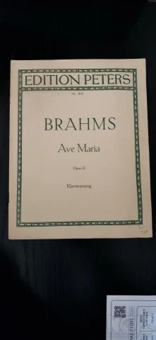 Παρτιτούρα Peter's edition Brahms opus 1