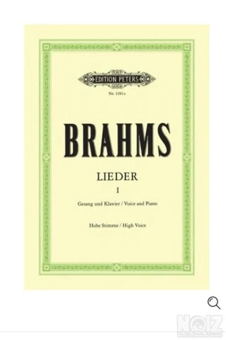 Παρτιτούρα Peter's edition Brahms opus 1