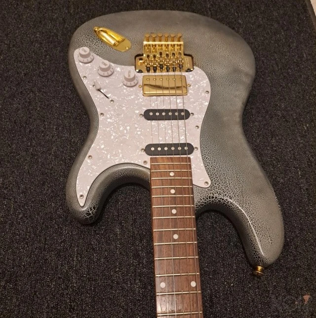 Custom strat guitar