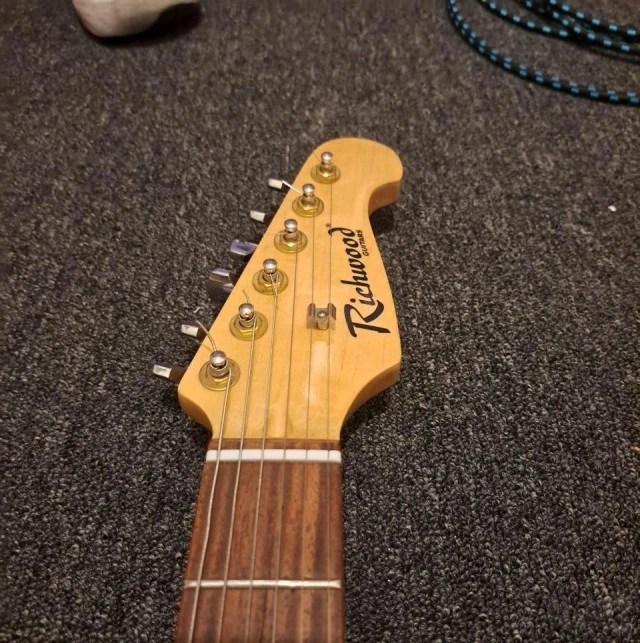 Custom strat guitar