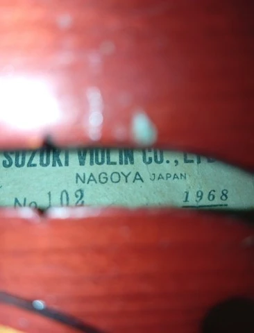 Βιολί 3/4 Suzuki Nagoya Stradivarius cop