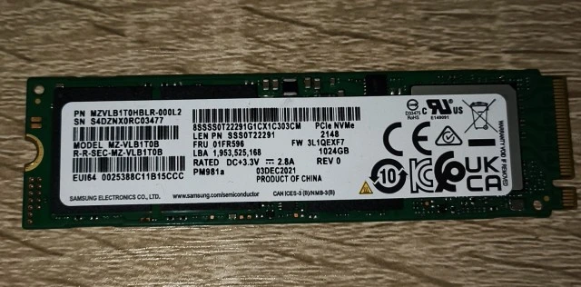 Samsung 980 PRO (1 TB/PCI Express 4.0) +