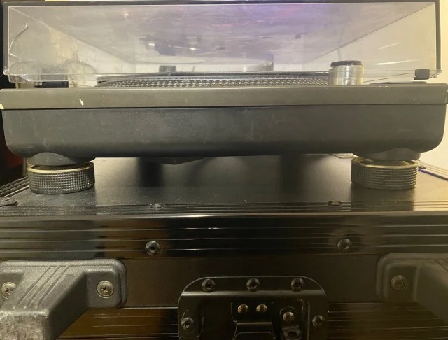 Technics 1210mk2 black +dustcover
