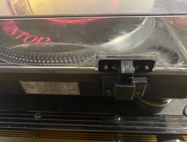 Technics 1210mk2 black +dustcover