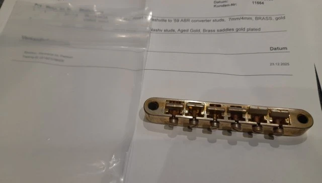 Tun'omatic Bridge FABER Aged Gold