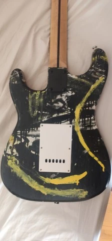 Hand painted chinese partscaster with fe