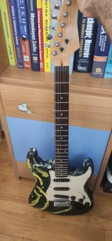 Hand painted chinese partscaster with fe