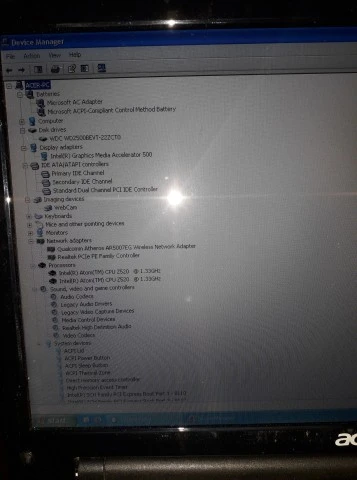 Acer Aspire One ZA3 - Windows XP - Vintage