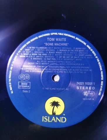Tom Waits – Bone Machine (1992 Original 