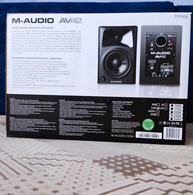 M-audio AV 42 Studio monitors (Ζεύγος)