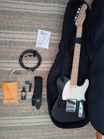 Fender Squier Affinity Tele Μαύρη Ηλεκτρ
