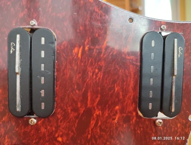 Schaller Godin LGX pickups on a pre wire