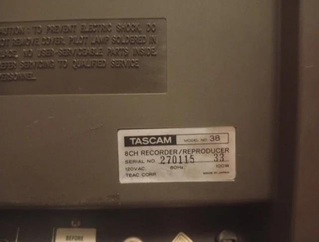Tascam 38