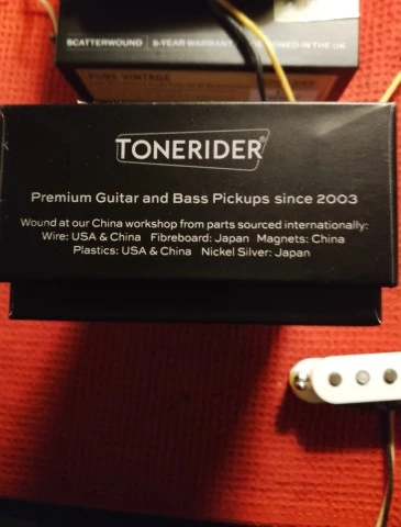 Tonerider  pure vintage for strat N & B