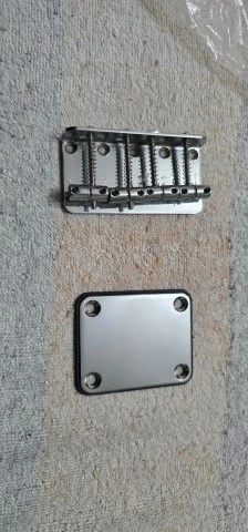 Γέφυρα και Backplate jazz bass/precision