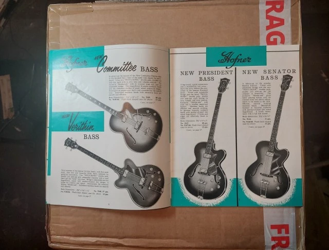 Vintage κατάλογος Selmer, χρονολογίας 19