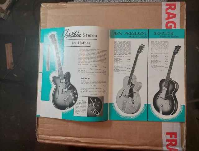 Vintage κατάλογος Selmer, χρονολογίας 19