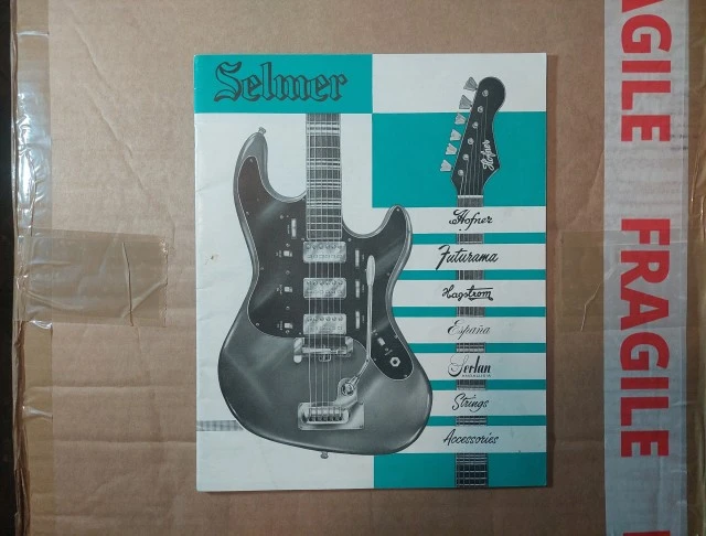 Vintage κατάλογος Selmer, χρονολογίας 19