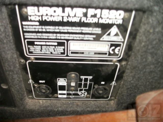 Behringer F1520 Eurolive 15 2-Way Floor 