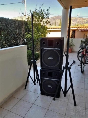 2 Βάσεις Ηχείων , 2 Ηχεία Peavey HC115( 