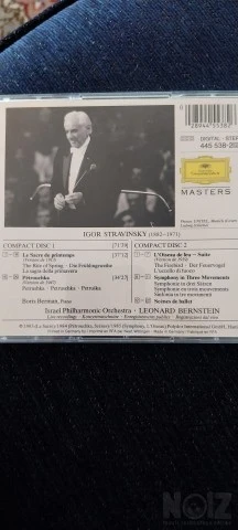 Bernstein contacts Stravinsky.  Δύο δισκ
