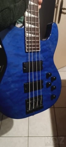 Jackson js3 concert bass transparent blu