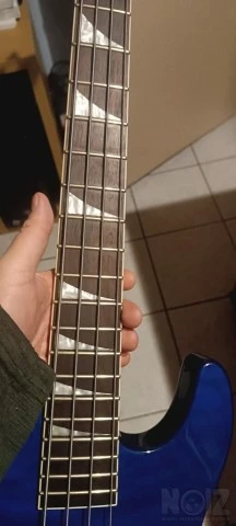 Jackson js3 concert bass transparent blu
