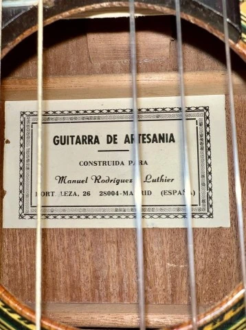 Κλασική κιθάρα Manuel Rodriguez Luthier