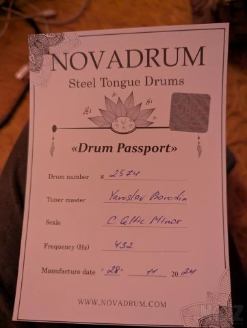 Tongue drum- μικρο Handpan άψογο- 432hz