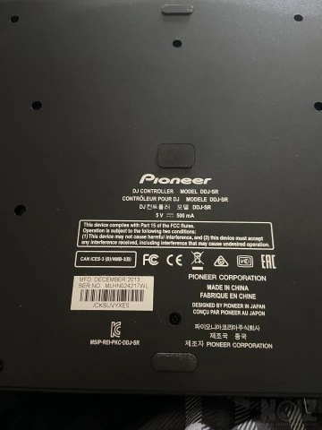 Pioneer DDJ-SR DDJ CONTROLLER