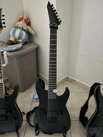 Esp ltd m7-ht baritone black metal