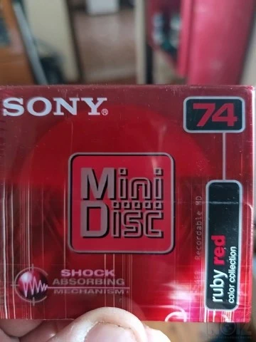 Minidisk στην συσκευασία τ