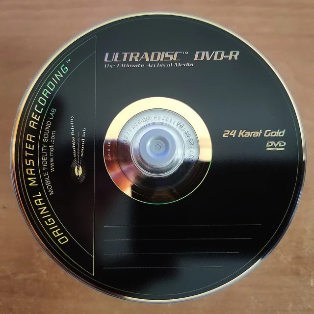 Mobile Fidelity Ultradisc DVD-R 24 Karat