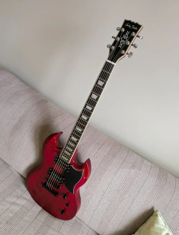 Harley Benton DC Custom II upgraded
