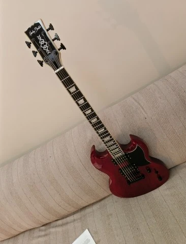 Harley Benton DC Custom II upgraded