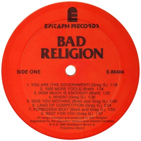 Bad Religion – Suffer LP