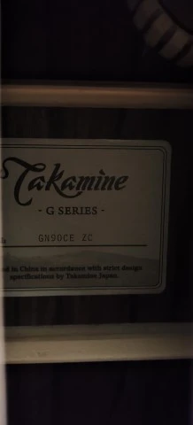 Takamine gn90ce ziricote 