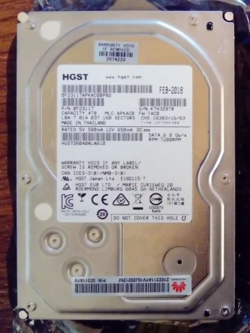 HGST σκληρός δίσκος 4 Tb χαλασμένος