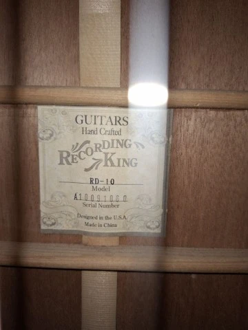 Recording King RD-10