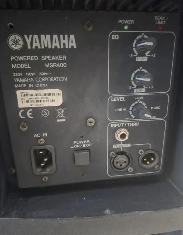 Yamaha MSR 400 Ηχείο τεράστια Ένταση 100