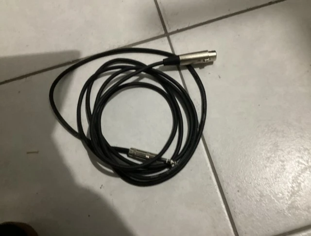 HOSA XLR F TO TRS / XLR M TO TRS (3m)